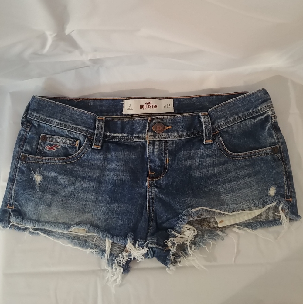 Hollister jean shorts